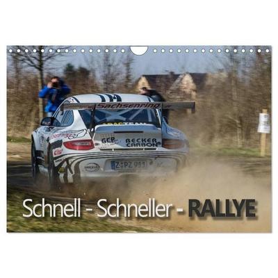 Schnell - Schneller - Rallye (Wandkalender 2027 DIN A4 quer), CALVENDO Monatskalender
