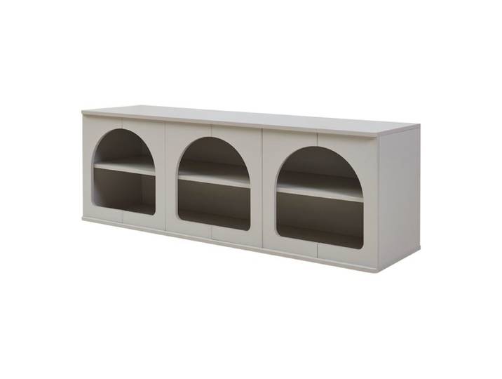 Meuble TV Trorhun 140 x 38 x 48 cm gris
