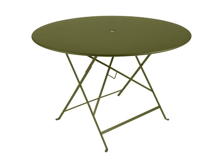 Bistro Tisch, Stahl, Ø 117 cm, Höhe 74 cm, Outdoor, Modern, Fermob