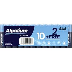 Alpalium Micro (AAA)-Batterie Alkali-Mangan 1.5 V 12 St. 12101203