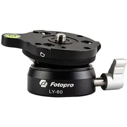 Fotopro Leveling Base LY-60 (Weitere), Stativkopf, Schwarz