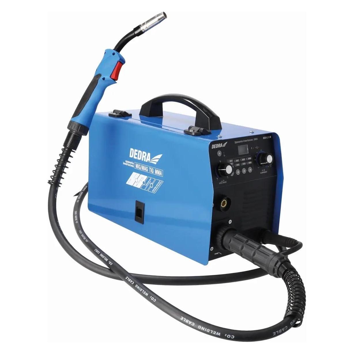 Dedra Inverter Welder 200A IGBT MIG/MAG, DESMI201M, with TIG and MMA function (Inverterschweissgerät) (DESMI201M)