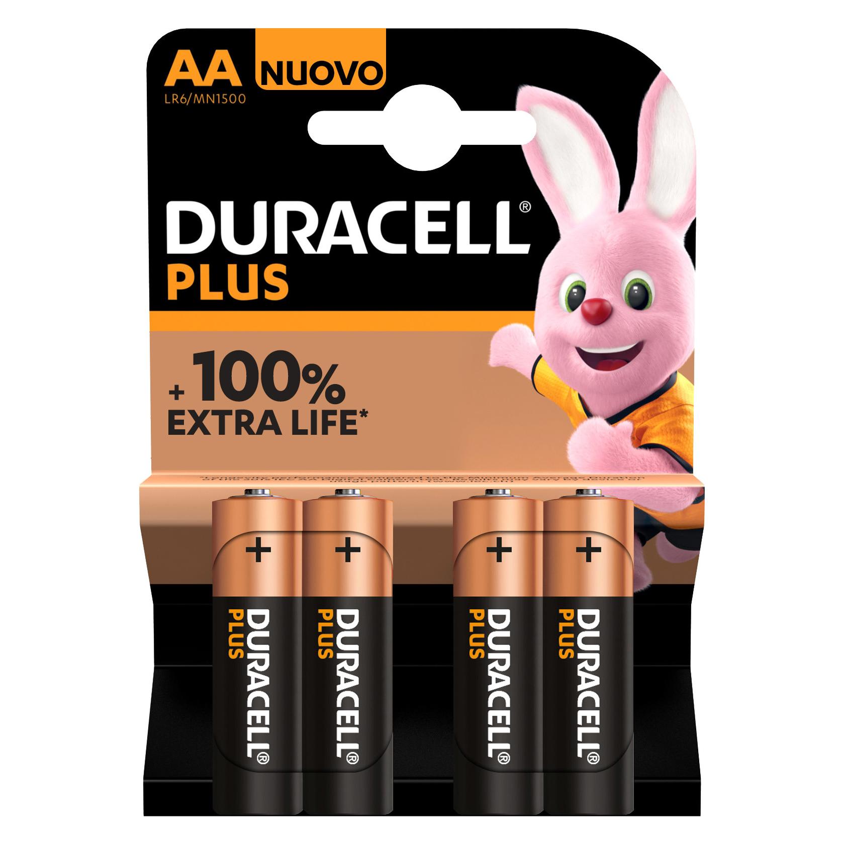 Duracell Plus (4 Stk., AA, 3250 mAh) (DUR017641)