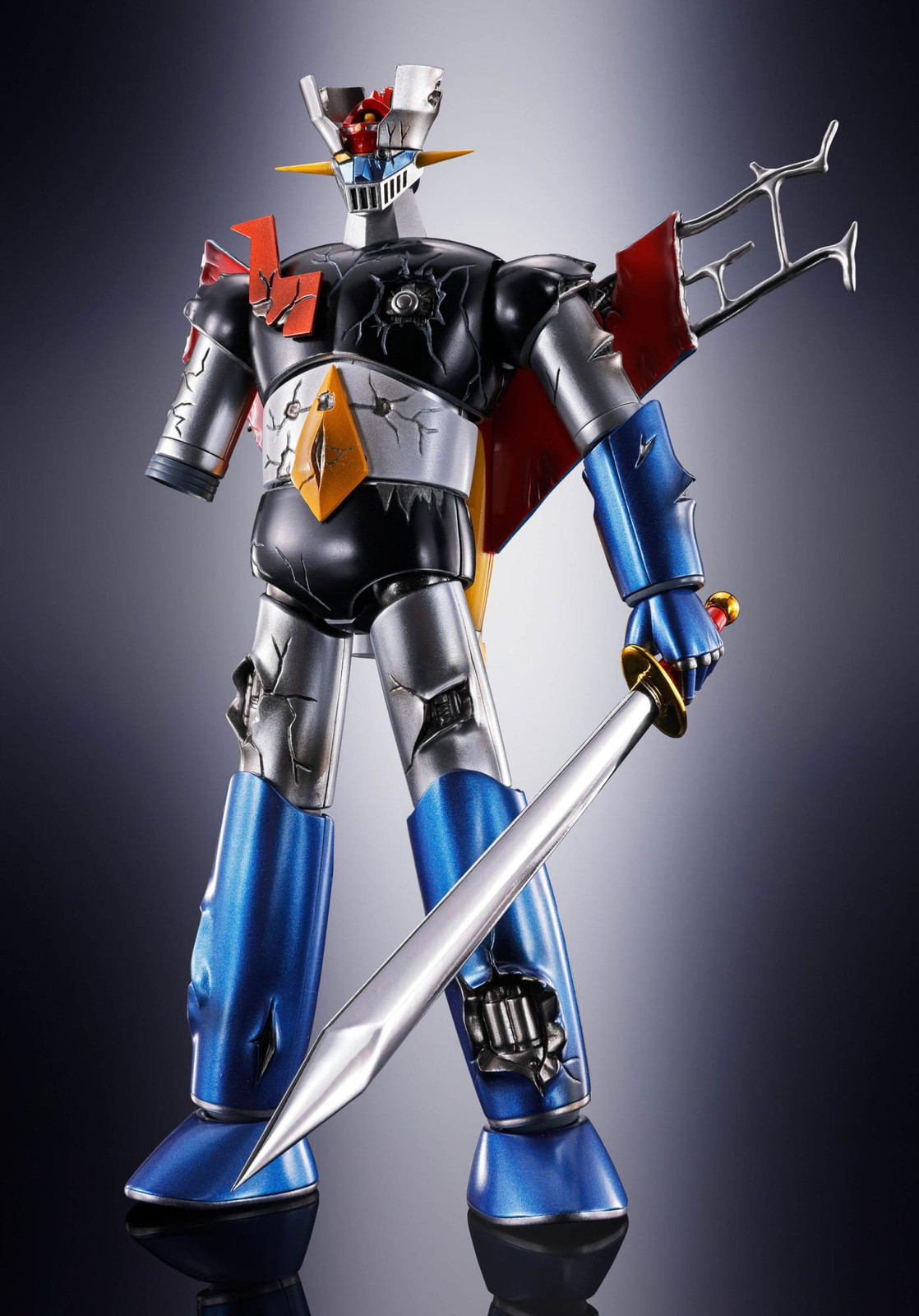 Bandai Tamashii Nations Soul of Chogokin GX-105D Great Mazinger Z Diecast Actiefiguur, Beschadigde Versie, 17 cm