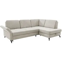 sit & more Ecksofa Westham Stoff Nature