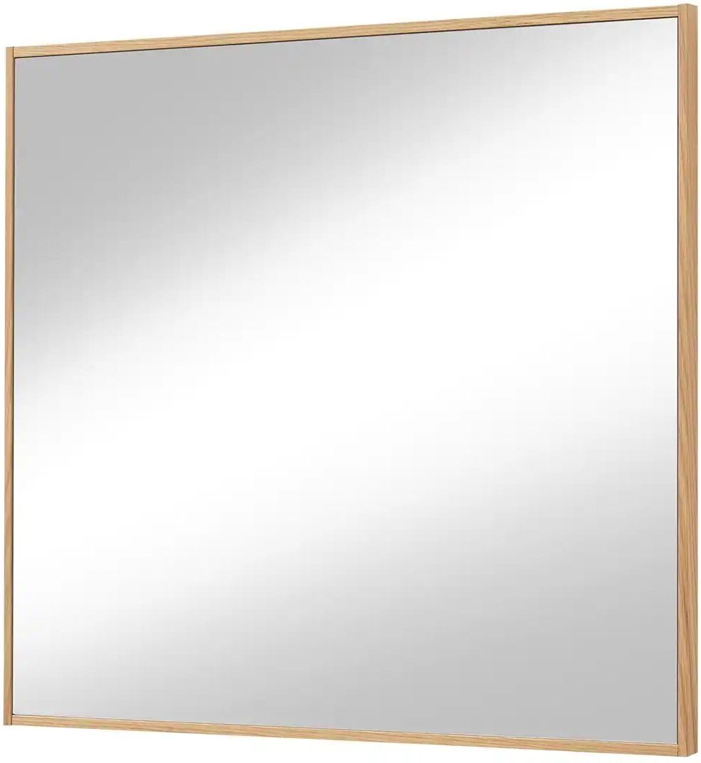 Höffner Spiegel 84 x 82 cm Tiba ¦ holzfarben ¦ Glas,Aluminium ¦ Maße (cm): B: 84 H: 82