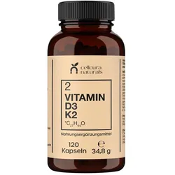 CELLCURA Naturals Vitamin D3+K2 MK7 Kapseln