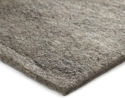 SAFAVIEH Extra Thick Cushioned Non Slip Anti Skid Grippy Stay in place Rug Pad Under Carpet, Stable on all Hard Floors - Grey