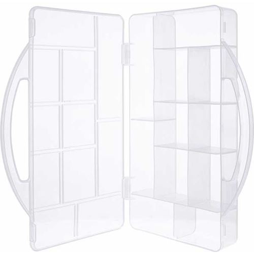 InLine Kleinteilebox, 11 Fächer, Abmessungen: 271x186x40mm, weiß