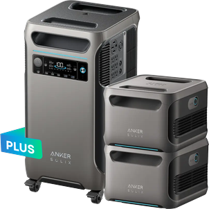 Anker SOLIX F3800 Plus + 2× Expansion Battery