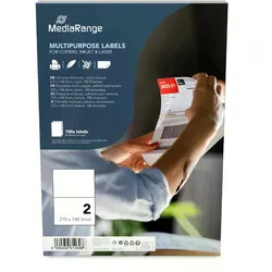 MediaRange Universal-Etiketten, 210x148,5 mm, 100 Stück