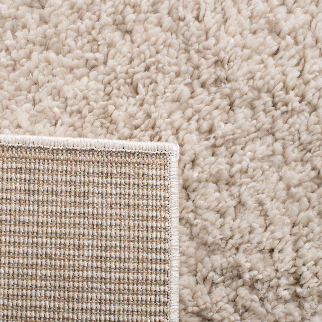 Mack + Milo Peake Shaggy Area Rug Beige Square 160 cm