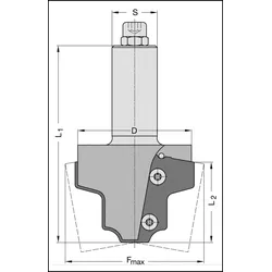 JSO RAPIDO-Rohling D=74mm, S=25x55mm m.E. - 22546-0-74006-R