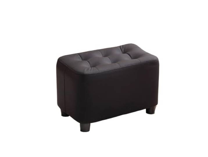 Vfs8dQ5kt Schlafzimmerbank Schuhputzhocker Kleiner Hocker Haushalt Holzstoff Sofahocker(Schwarz)