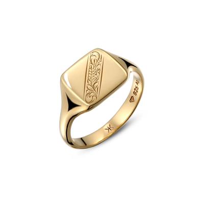 Kuzzoi "Ring Ring Silber Blume 925 Sterling Silber"
