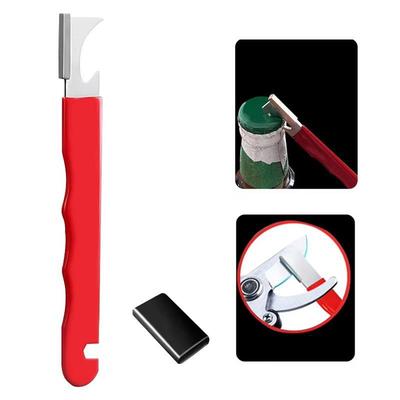 ProEdge Garden Tool Sharpener Portable Manual Blade Sharpener For Pruners, Shears & Outdoor Tools red