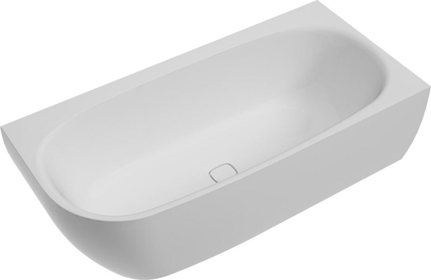 Hoesch Eck-Badewanne iSENSI 180x80cm, re Ausf, 201 l, ÜL.Schl.