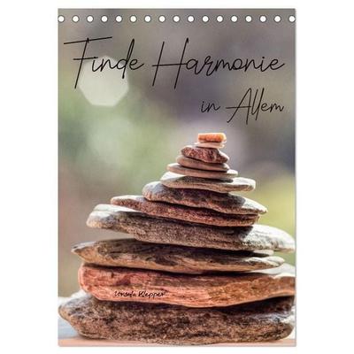 Finde Harmonie in Allem (Tischkalender 2027 DIN A5 hoch), CALVENDO Monatskalender
