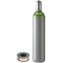 ELMAG STAHL-SET-Mischgas-20lt.-SG2/G3Si 1-1,0mm / 5kg - 00282