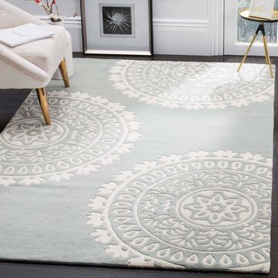 SAFAVIEH Handmade Bella Onie Modern Floral Wool Rug