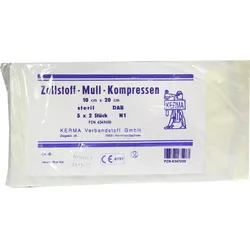 Zellstoff Mullkompressen 10cmx20cm Steril 10 ST