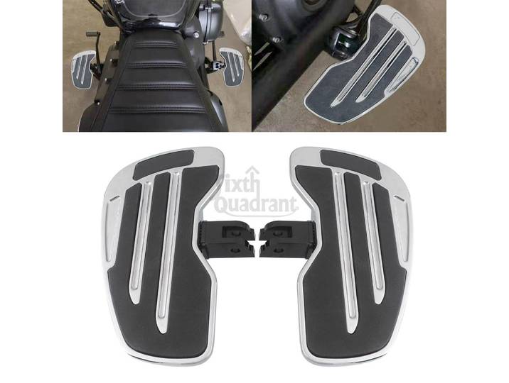 Repose-pieds pour Harley Softail, Slim, Low Bob, Fat Boy, Deluxe Installation, FLDE, FXLR, FLFB, FXFBS