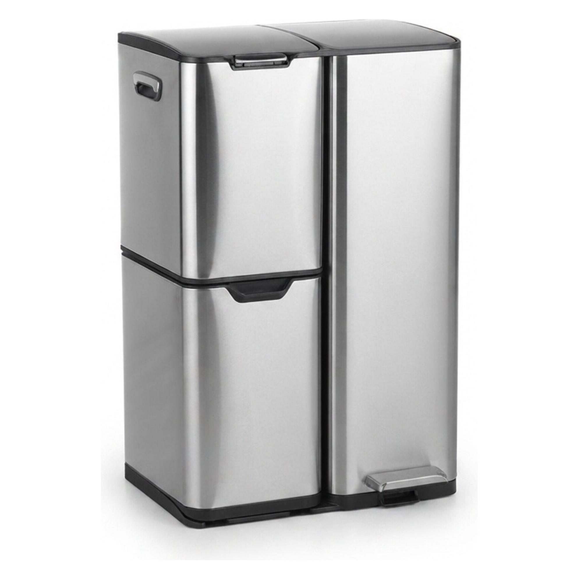Relaxdays Mülleimer 3 Fächer 60 l (60 l) (4052025520410)