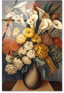 Autumnal Floral Harvest I Kitchen Floral Art Acrylic by Art Remedy