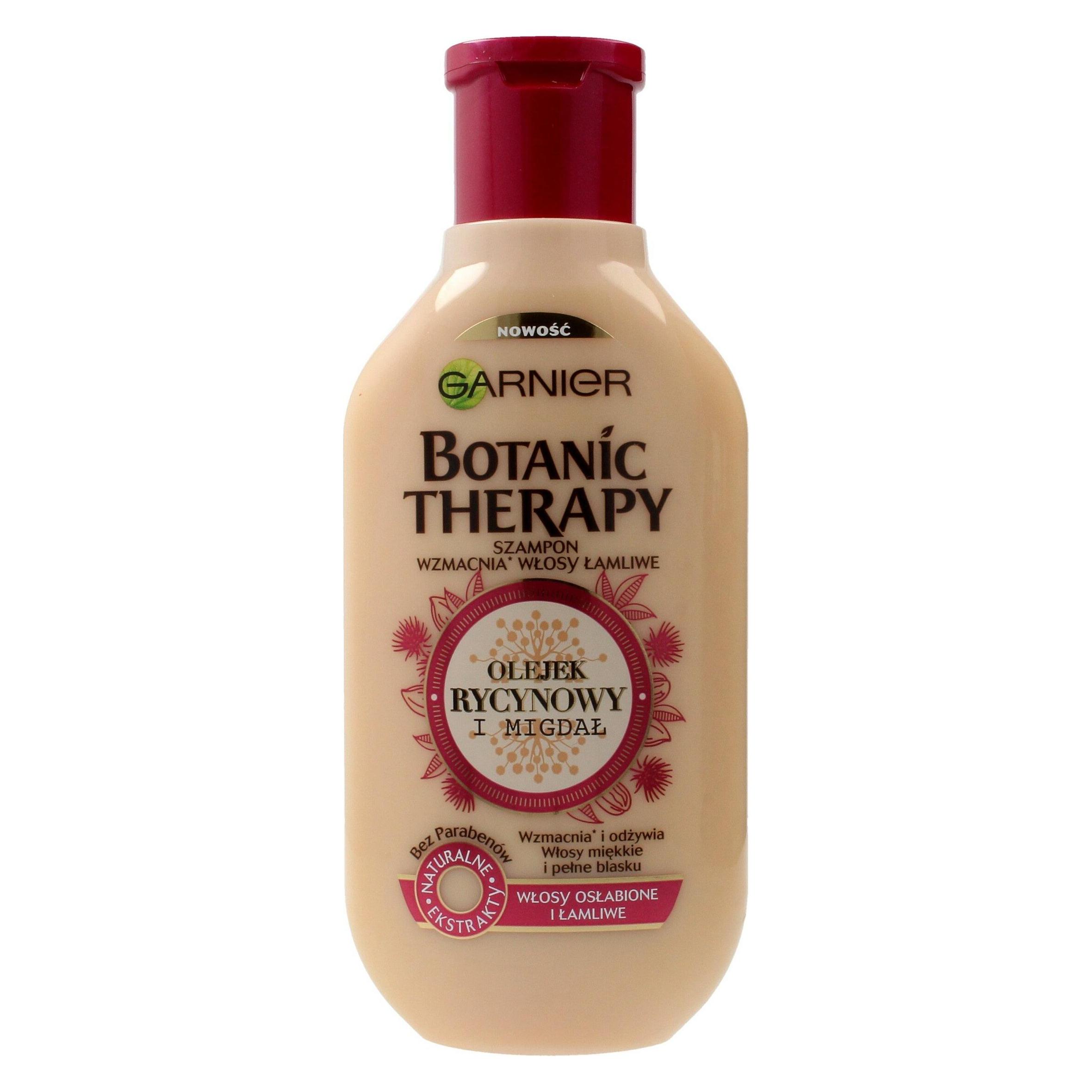 Garnier Botanic Therapy Shampoo Strengthens Brittle Hair Oil Castor And Almond 400Ml (400 ml) (3600542096348)