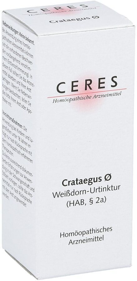 Ceres Crataegus Urtinktur 20ml