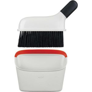 OXO Kehrgarnitur Good Grips Kompact, Kehrset mit Kehrschaufel und Handfeger