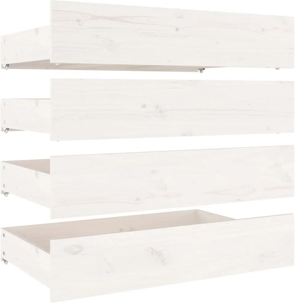 17 Stories Jarai Underbed Storage Drawers White
