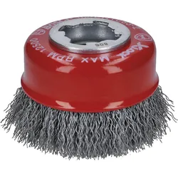 Topfbürste Bosch mit X-Lock Aufnahme ø: 75mm Edelstahldraht: 0,3mm