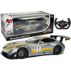 Auto R/C Mercedes AMG GT3 Rastar 1:14 Grau