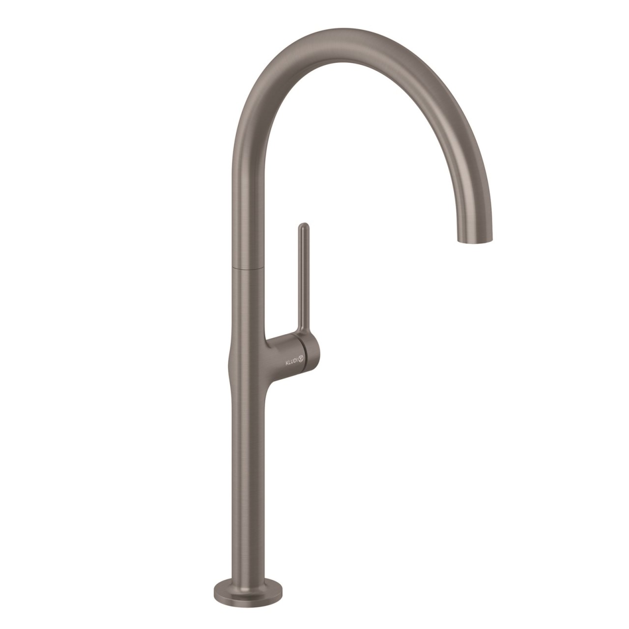 KLUDI-REEF Spültisch-Einhandmischer seitliche Bedienung Brushed Gunmetal 50803N275
