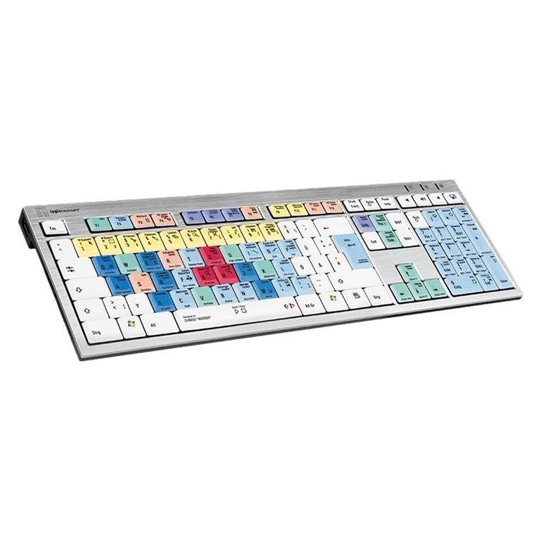 Logickeyboard Cubase / Nuendo Slim Line (DE, Kabelgebunden) (LKB-CBASE-AJPU-DE)