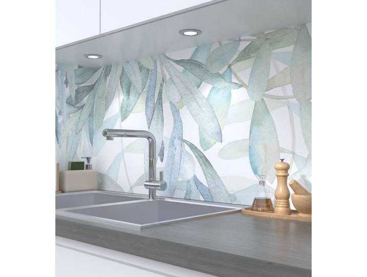 MyMaxxi Küchenrückwand Küchenrückwand selbstklebend Hängende Ranken mit Blätter Spritzschutz, (Klebefolie passend geschnitten und gerollt B 280 cm x H 60 cm), Ranken B 280 cm x H 60 cm