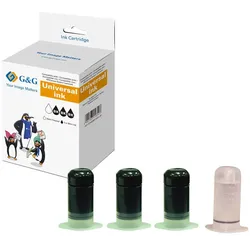 G&G Universal Tintenpatronen-Refillset schwarze Tinte