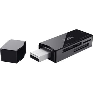 Trust Kartenleser Nanga 21935, 3 in 1, USB 3.0, extern, für SD-, MicroSD-, MS- & M2-Karten