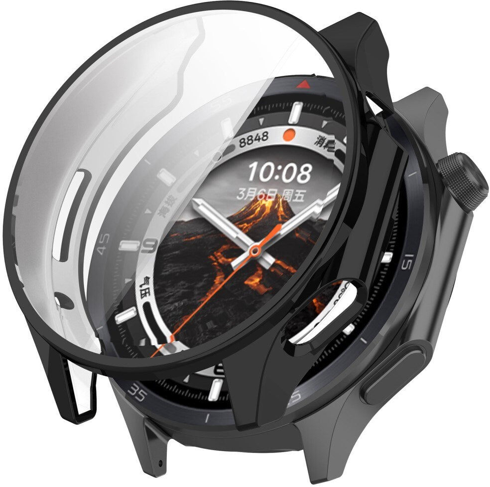 INCOVER OnePlus Watch 3 - Plastik Cover m. Skærmbeskytter - Sort