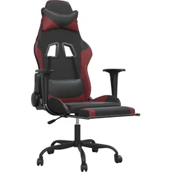 vidaXL Gaming-Stuhl, Gaming Stuhl, Schwarz