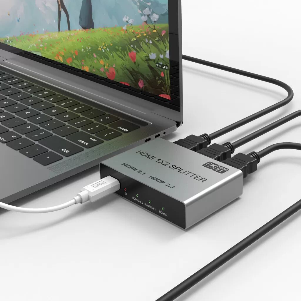 INF 8K 1x2 HDMI-Splitter - YZ-B082-V1