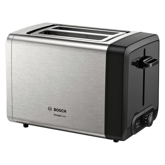 Bosch Hausgeräte TAT4P420 Toaster 2 Scheibe(n), Edelstahl (TAT4P420)