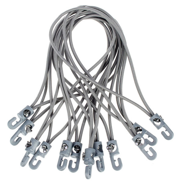 Stairville Spannfix Ã˜ 4mm Grey 12 pcs