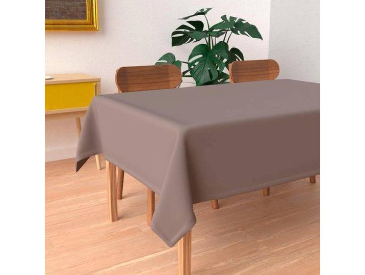 Chiffon anti-poussière\, rectangulaire\, marron\, en polyester\, 140 x 240 cm