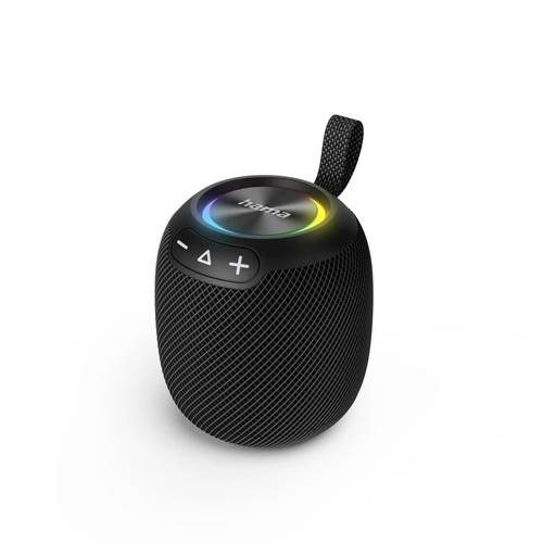 Hama 00188234 Bluetooth-Lautsprecher Bomb 3.0 , wasserdicht IPX7, LED, 16 W, SW