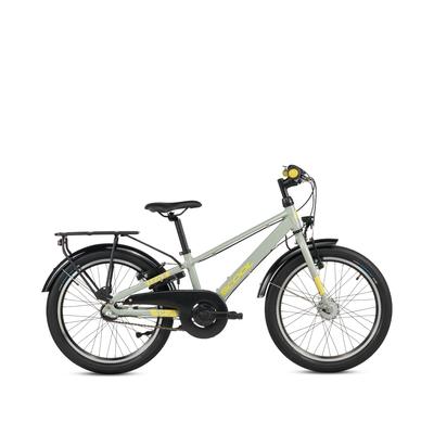 Kinderfahrrad S’COOL "S'COOL troX pro" Gr. 29, grau, gelb, Fahrräder, Kinder, 29cm, 20 Zoll (50,80cm)