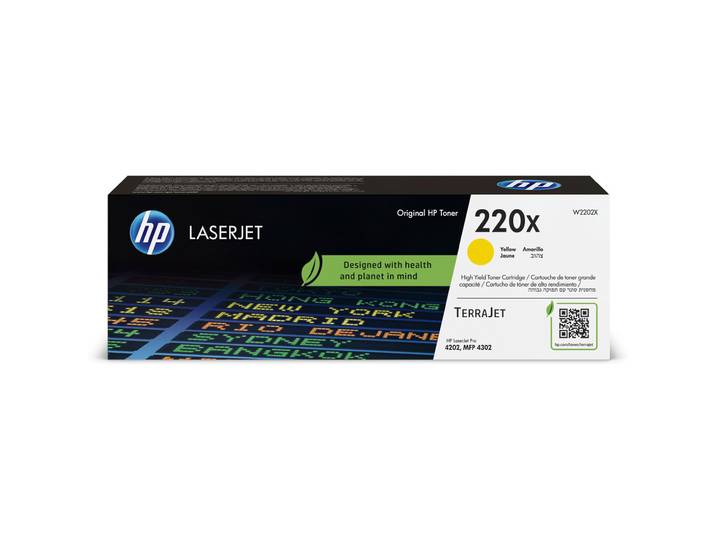 HP 220X Toner authentique W2202X - Jaune