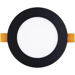 McLED, Einbauleuchte, Led Spot - Einbaustrahler 9W 4000K neutralweiss Led Deckenspot ø 120mm schwarz (Aluminium, Kunststoff)