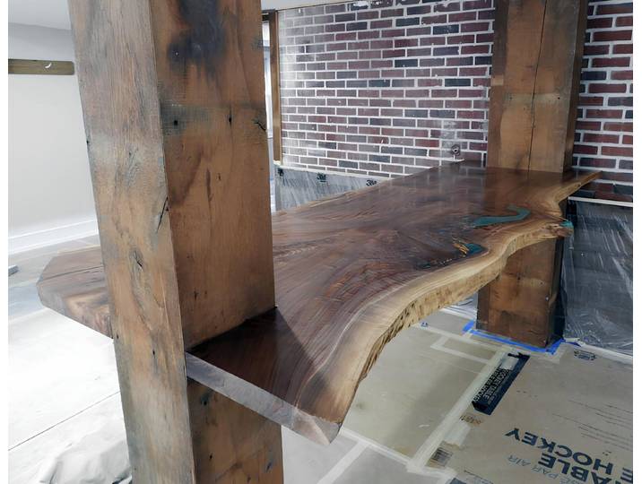 Xlmoebel Bartisch Handgefertigter Designer Beistelltisch in Hochglanz (Beistelltisch, Bartisch), Hergestellt in Europa
